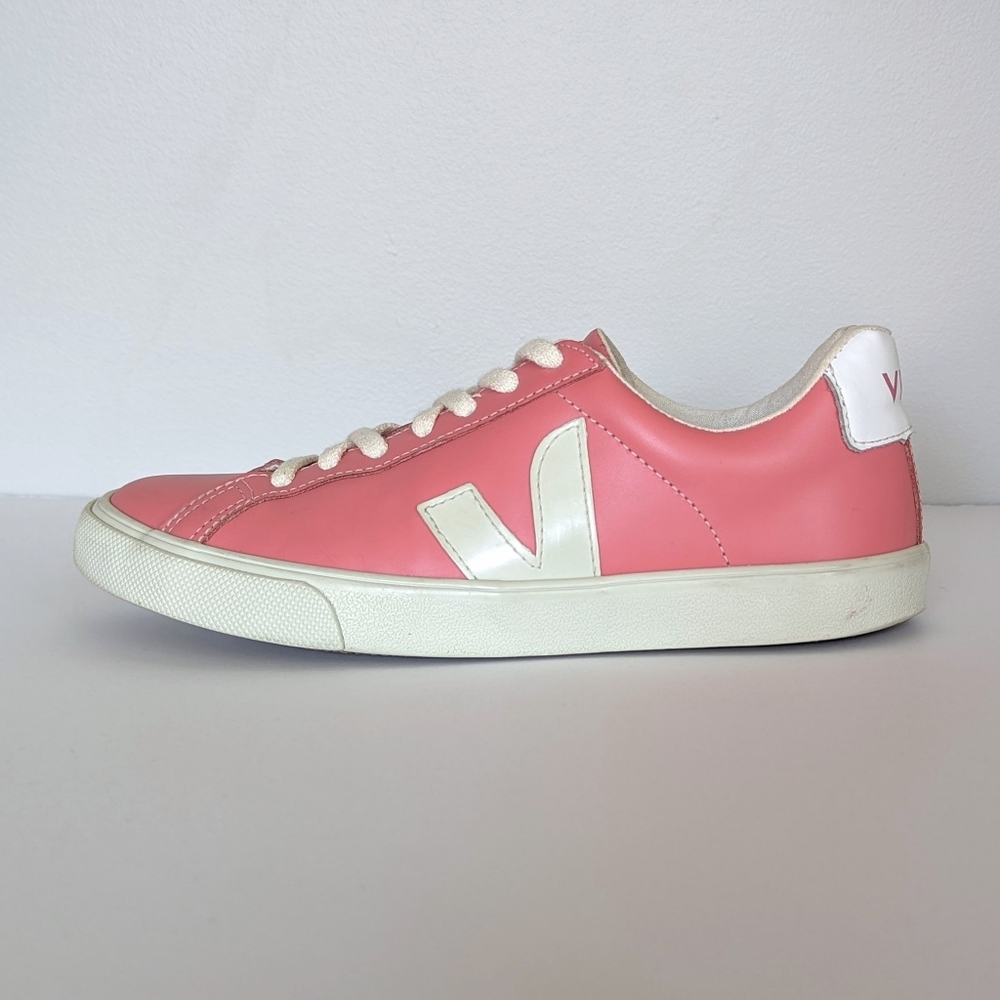 🇧🇷 🌎 Veja Esplar Sustainable Leather Sneakers Pink Made In Brazil